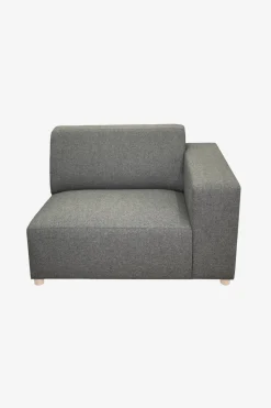Earl 1.5-zits bank arm rechts dark grey