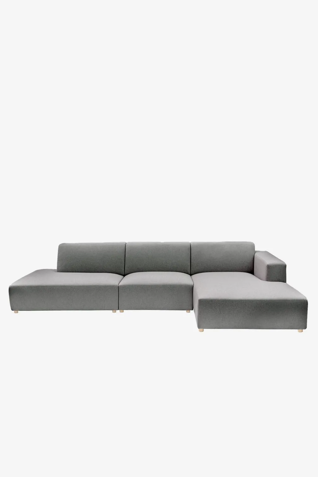 Earl 4-zits bank chaise longue rechts otto longue links dark grey