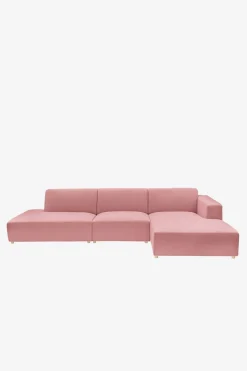 Earl 4-zits bank chaise longue rechts otto longue rechts magnolia