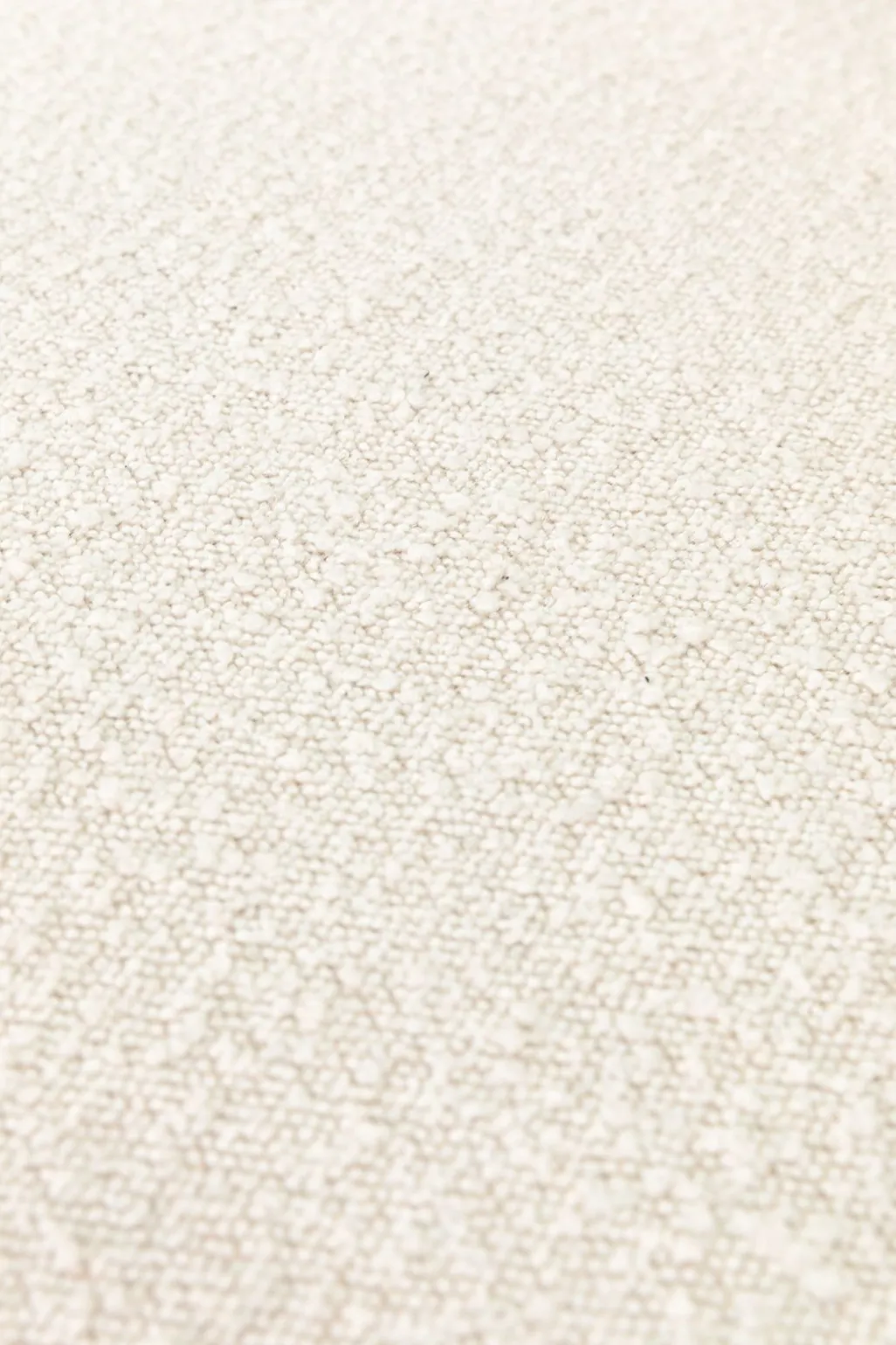 Ecru boucle lounge chair