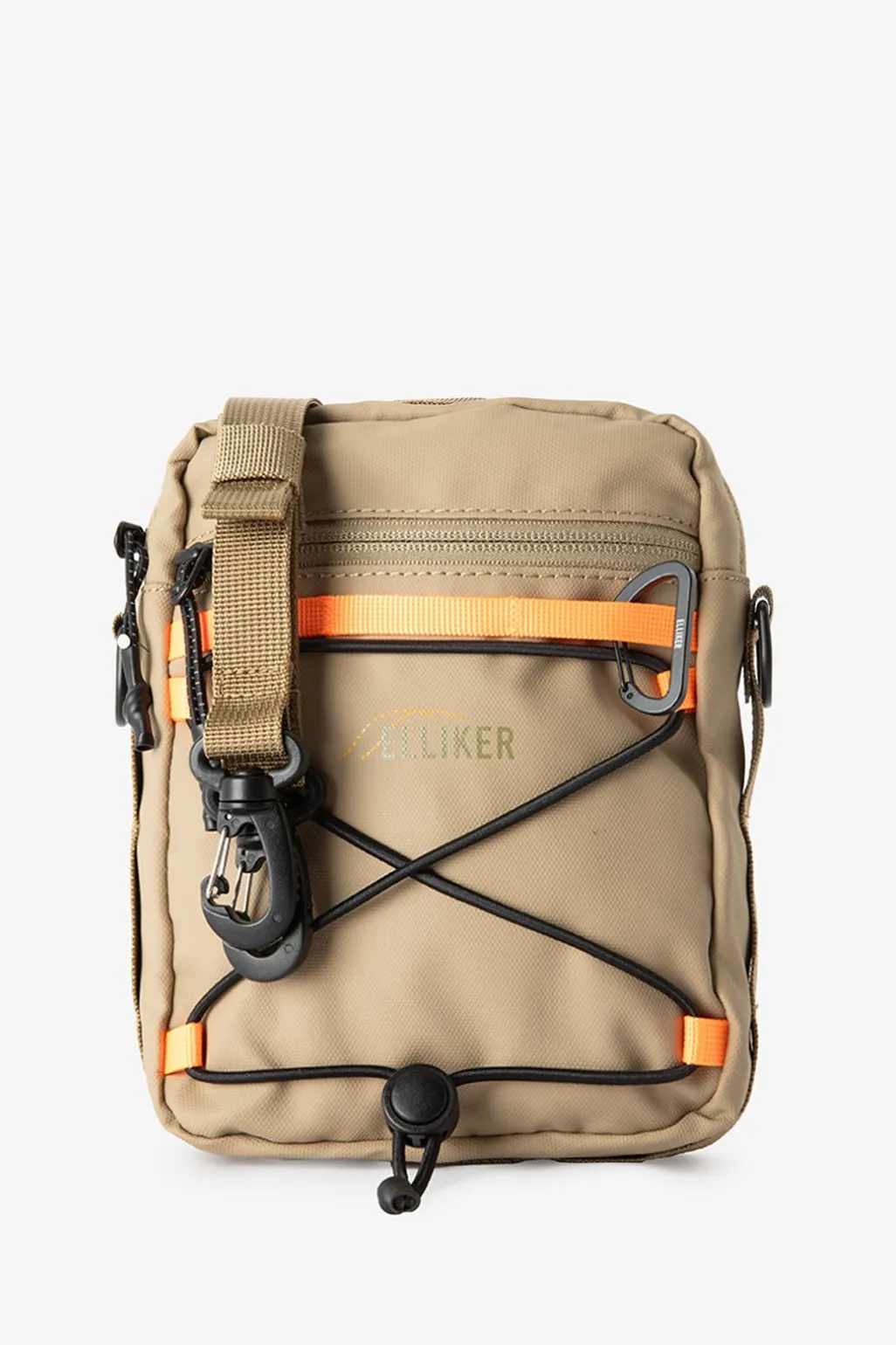 Elliker beige crossbody tas