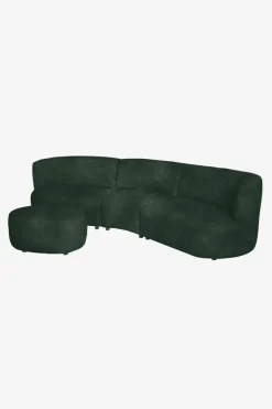 Empress velvet hocker green forest