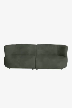 Empress velvet 3-zits bank dark green hunter