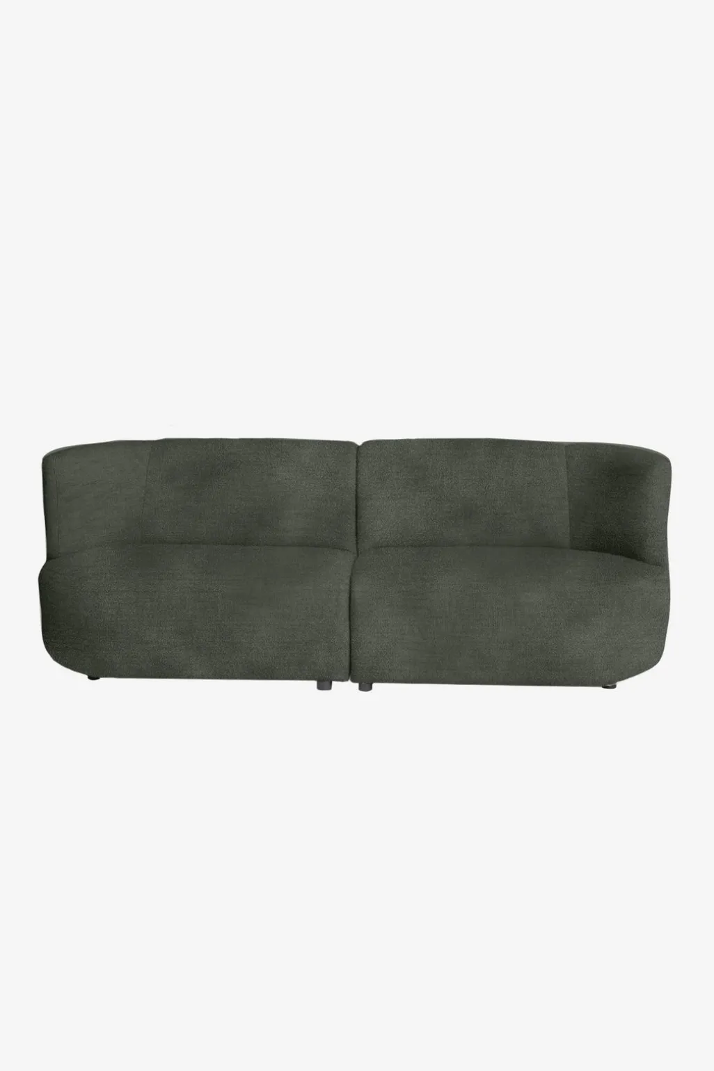 Empress velvet 3-zits bank dark green hunter