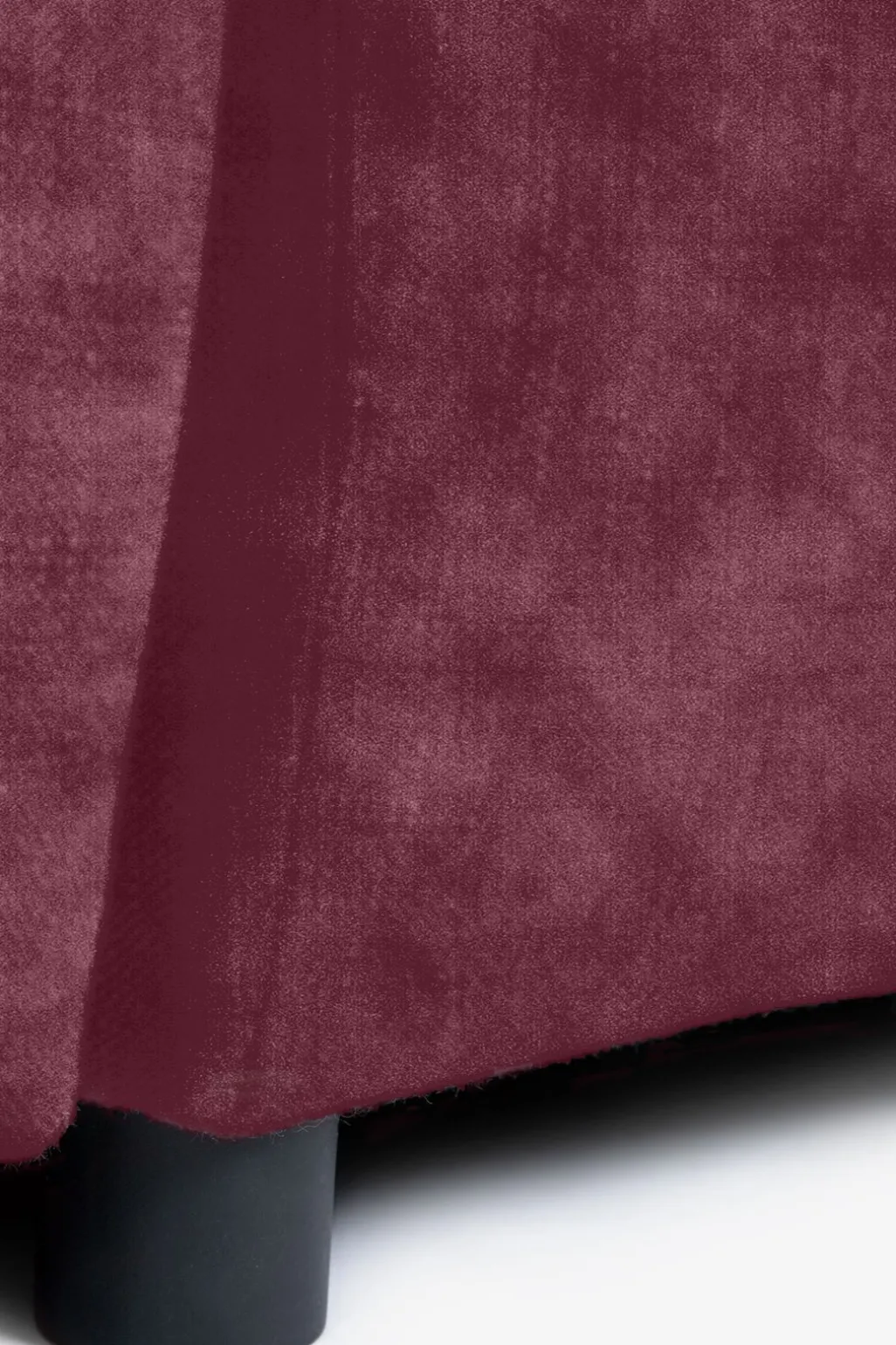 Empress velvet 3,5-zits bank wine red