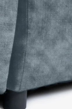 Empress velvet 4-zits bank mid grey