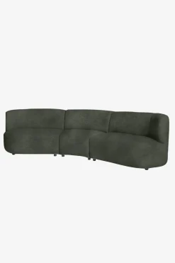 Empress velvet 3,5-zits bank dark green hunter