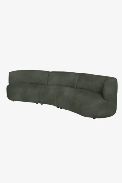 Empress velvet 3,5-zits bank dark green hunter