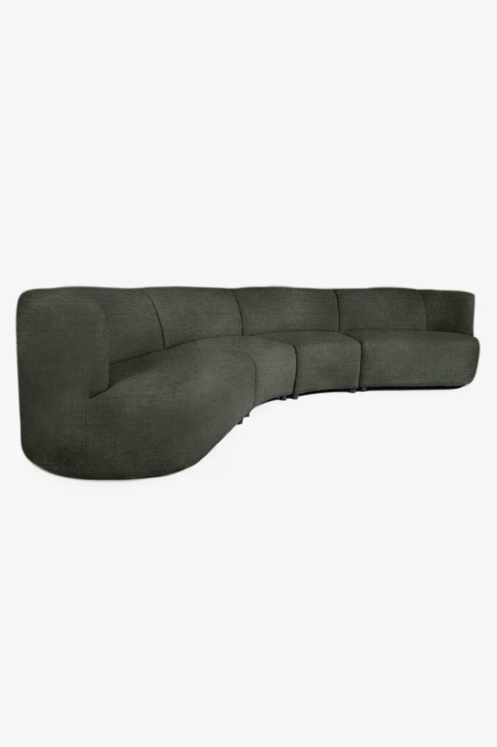 Empress velvet 4-zits bank dark green hunter