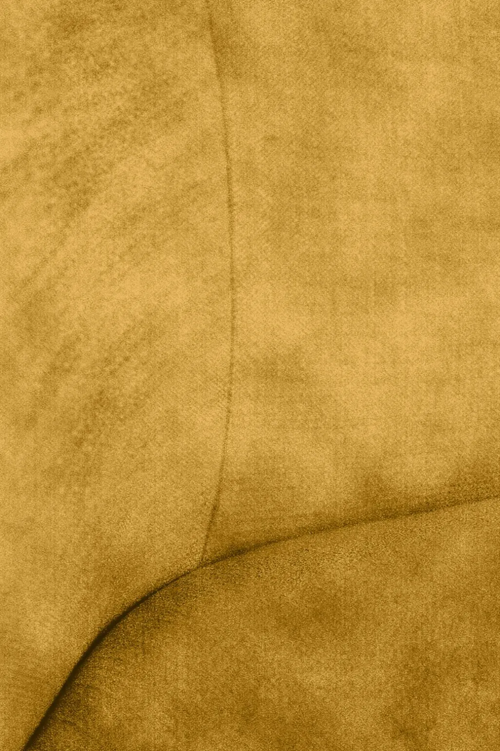 Empress velvet 3-zits bank oker