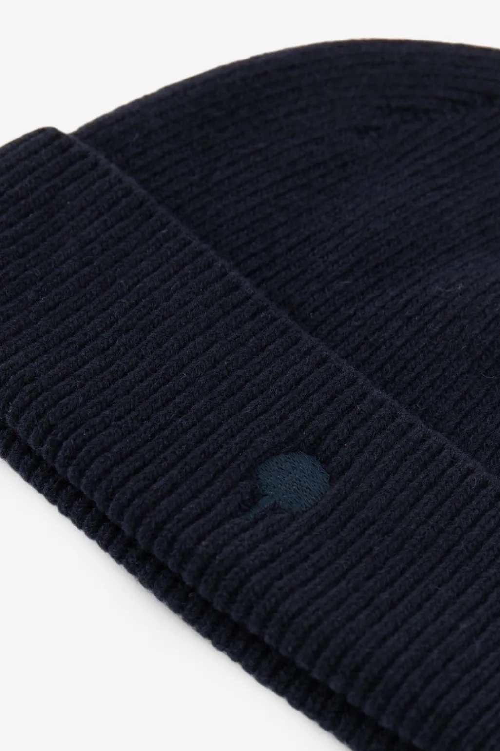 Faguo donkerblauwe beanie met artwork