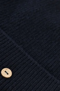 Faguo donkerblauwe beanie met artwork
