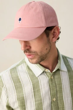 Faguo roze pet met embroidery
