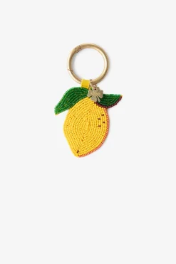 Gele bag charm citroen