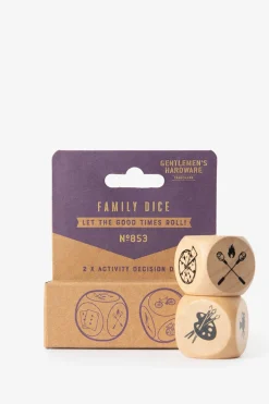 Gentlemens hardware family dice set of 2