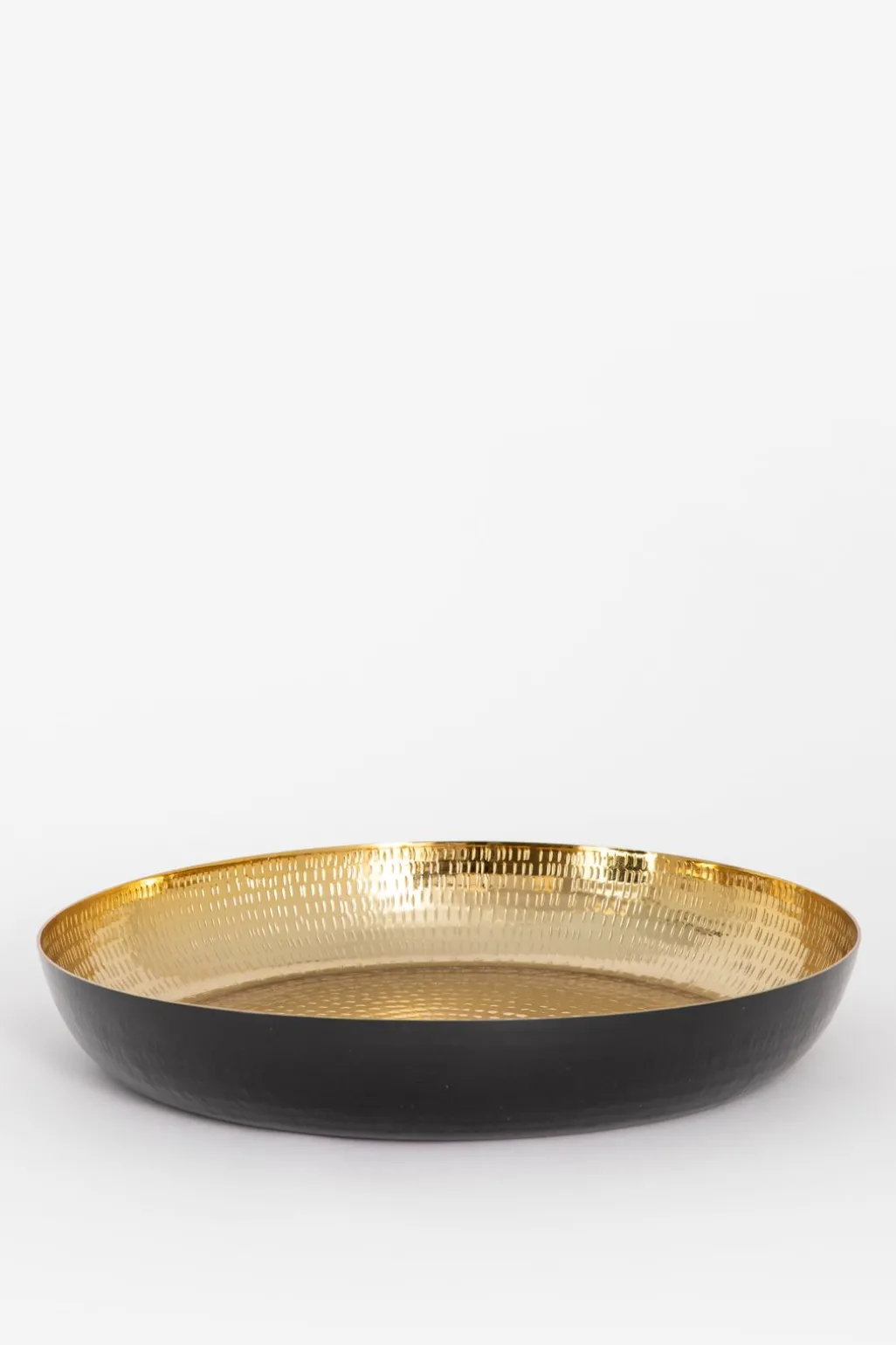 Gouden aluminium schaal large
