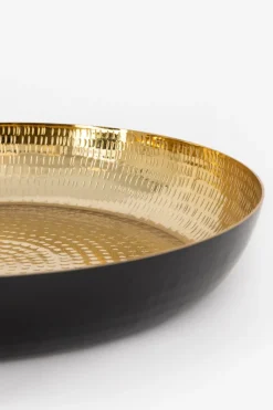 Gouden aluminium schaal large