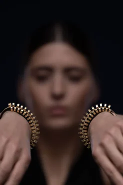 Gouden armband met krul Sissy-Boy X TWEEK-EEK