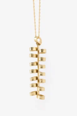 Gouden ketting met krul Sissy-Boy X TWEEK-EEK