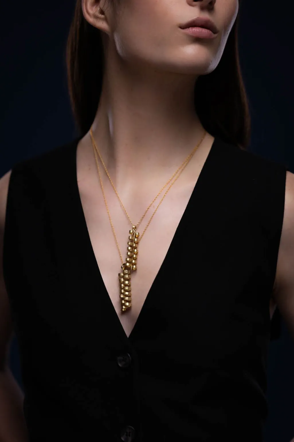 Gouden ketting met krul Sissy-Boy X TWEEK-EEK