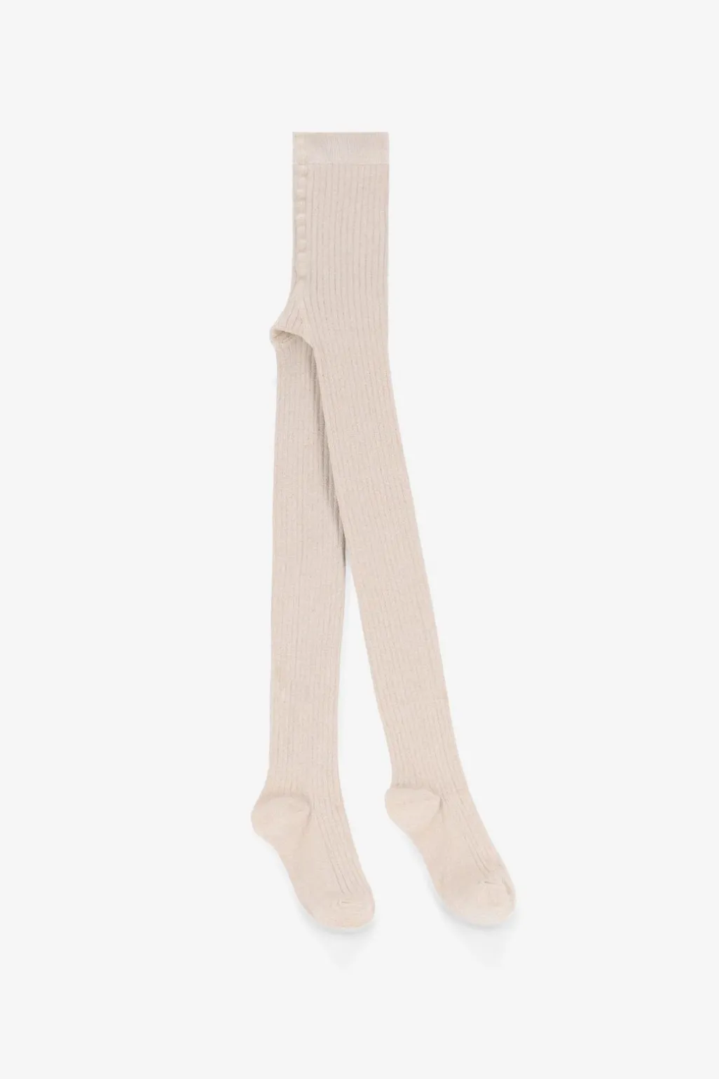 Gouden lurex rib maillot