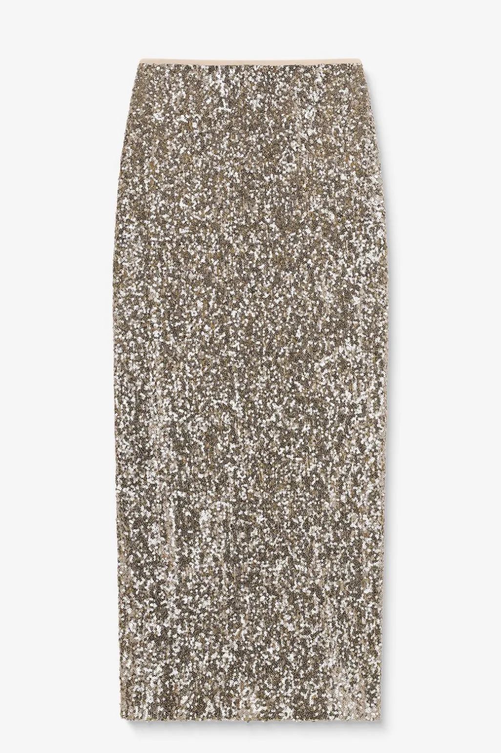 Gouden maxi rok met pailletten