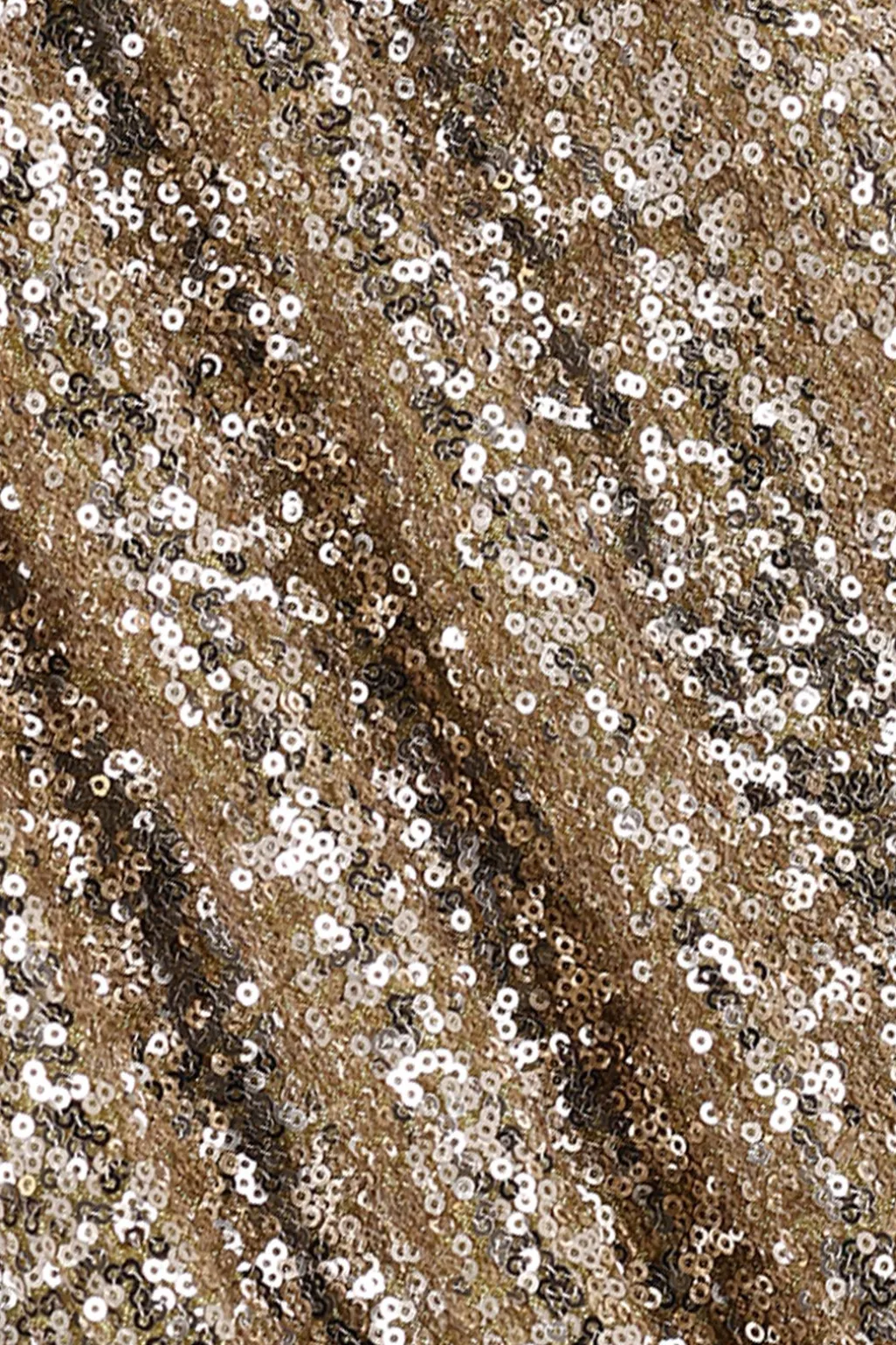 Gouden maxi rok met pailletten
