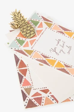 Goudkleurige ananas paperclip