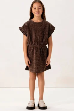 Goudkleurige jurk met glitters