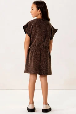 Goudkleurige jurk met glitters