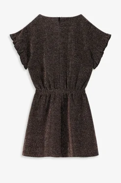 Goudkleurige jurk met glitters
