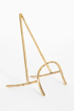 Goudkleurige messing standaard