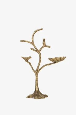 Goudkleurige sieradenhouder boom (groot)