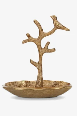 Goudkleurige sieradenhouder boom (klein)