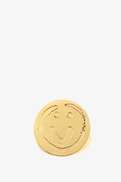 Goudkleurige smiley paperclip