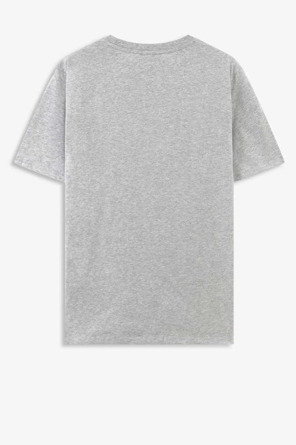 Grijs melange T-shirt met fiets