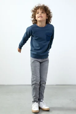 Grijze jog jeans