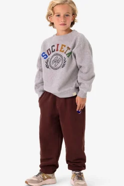 Grijze sweater met artwork