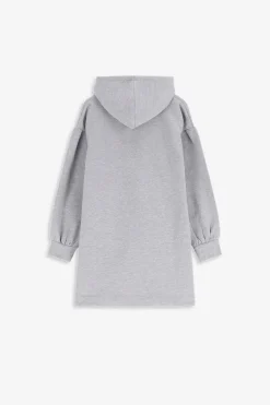 Grijze sweatjurk met artwork