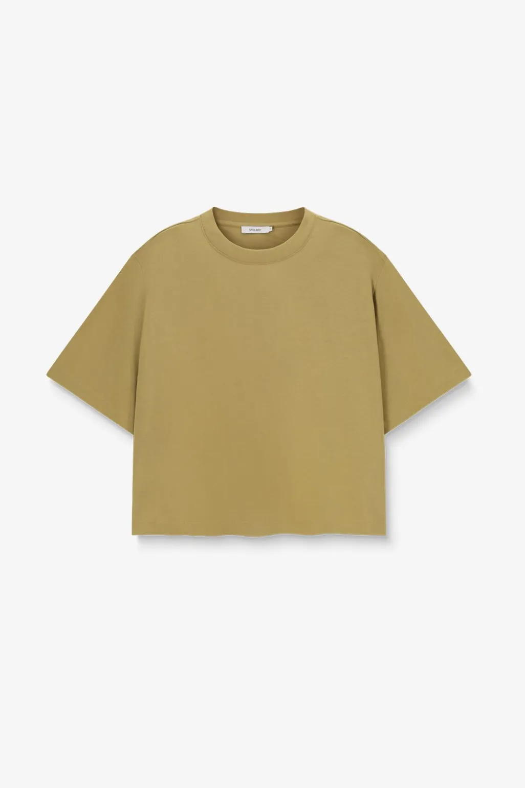 Groen boxy T-shirt