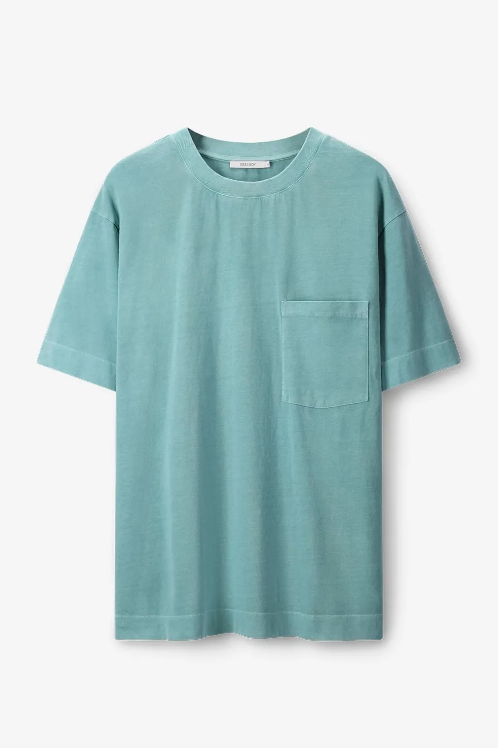 Groen boxy t-shirt