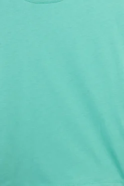 Groen cropped T-shirt