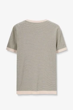 Groen gebreid T-shirt