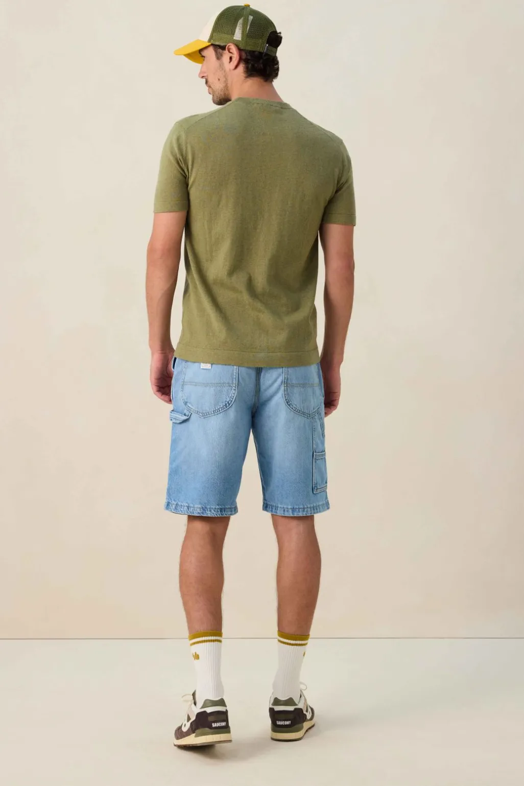 Groen gebreid T-shirt