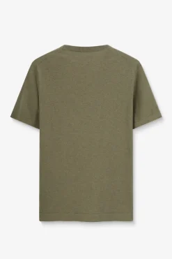 Groen gebreid T-shirt