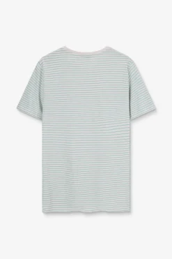 Groen gestreept t-shirt