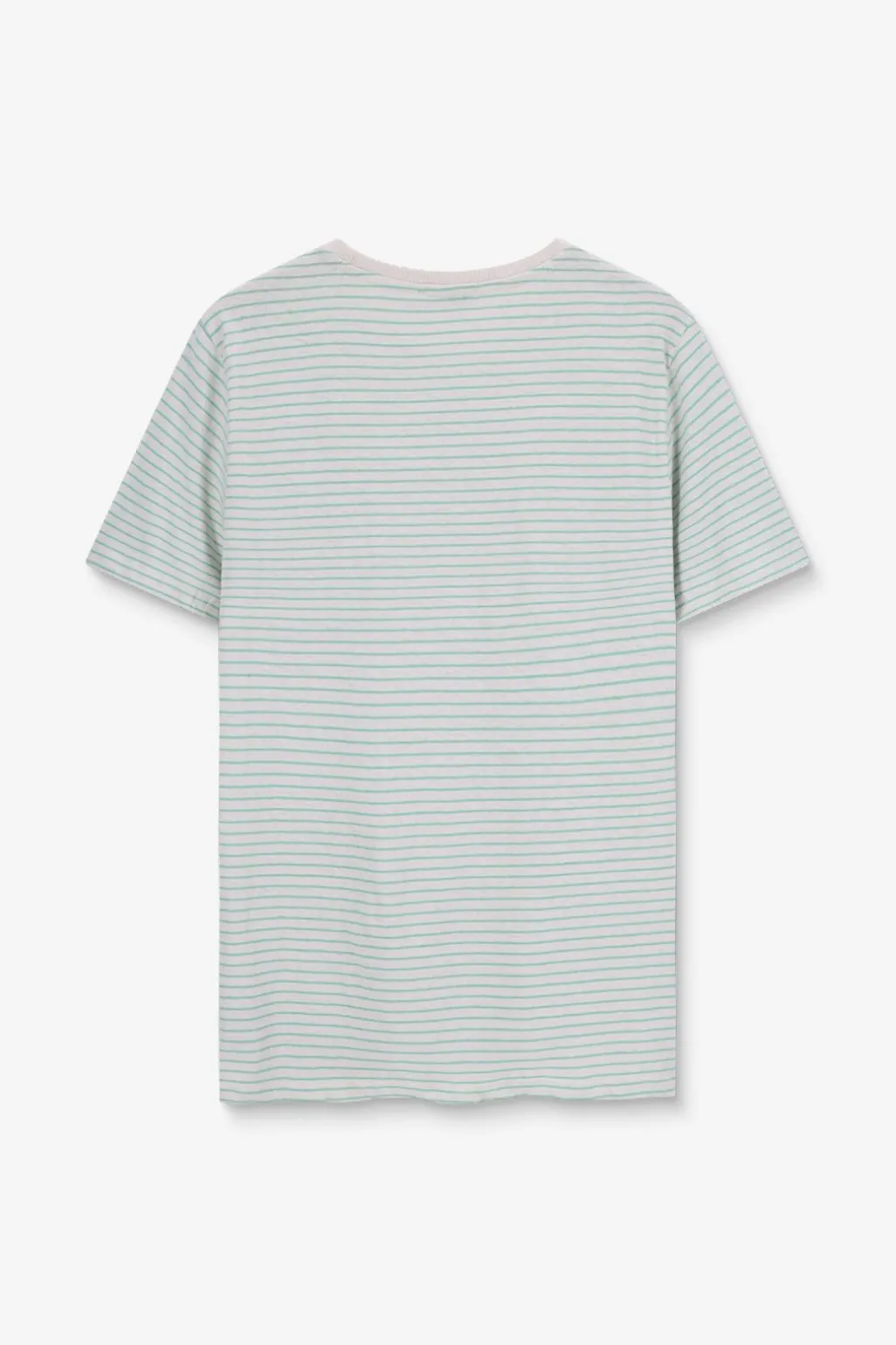 Groen gestreept t-shirt