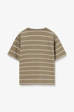 Groen gestreept T-shirt