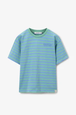 Groen gestreept T-shirt