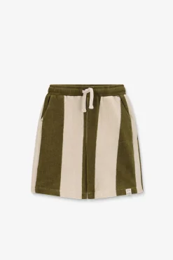 Groen gestreepte shorts